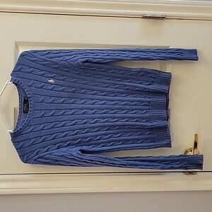 Polo Ralph Lauren Cable Knit Sweater blue